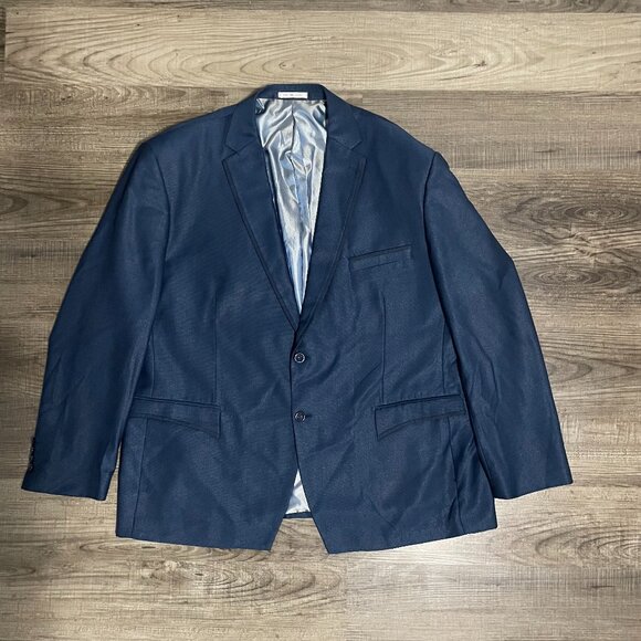 Vinci Philosophy Men’s Navy Blazer Timeless Formal Jacket - Picture 1 of 6
